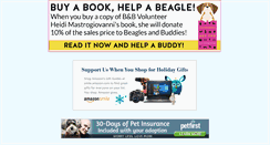 Desktop Screenshot of beaglesandbuddies.com