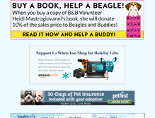 Tablet Screenshot of beaglesandbuddies.com